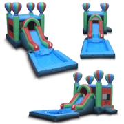 inflatable water slide combo